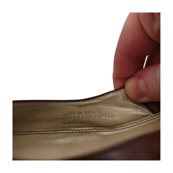 Unisa Women's Amuse Genuine Leather Pointy Toe Heels Size 9B - Picture 10 of 10